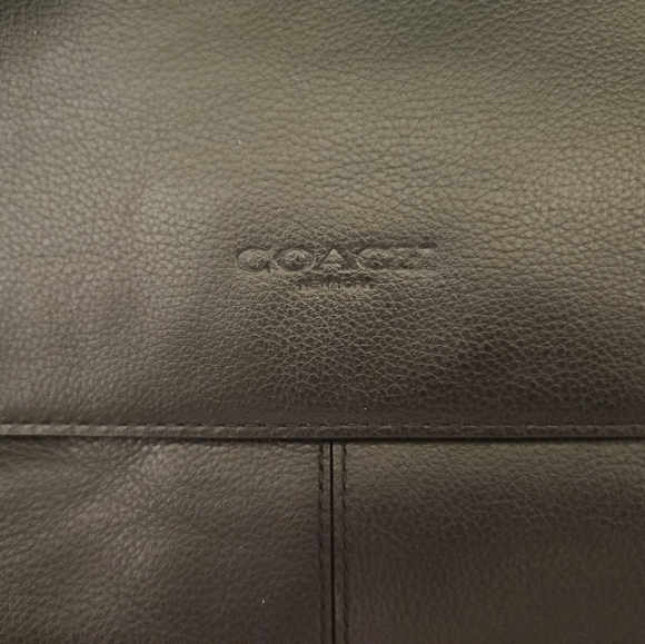 NWOT Coach Charles Messenger Laptop Crossbody Bag in Smooth Leather F54792 Black - Picture 2 of 16